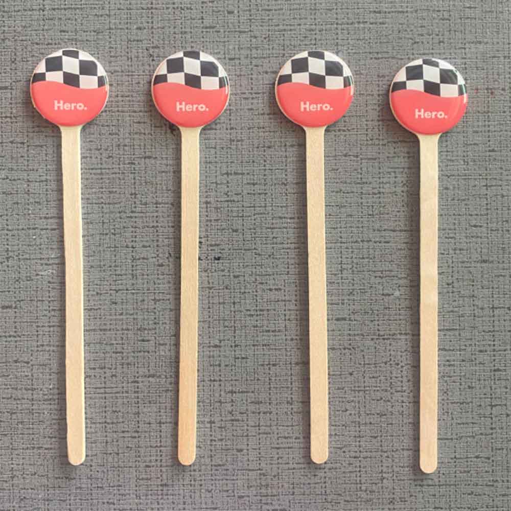 custom logo stir sticks