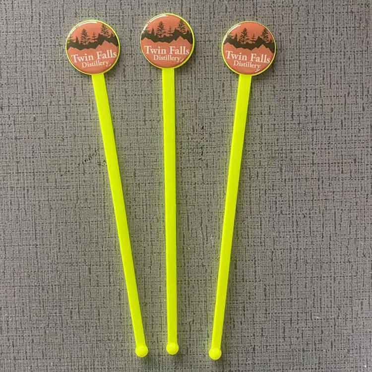 custom drink stirrers with picture