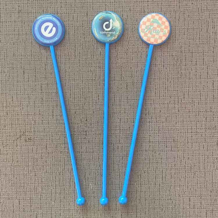 custom drink stirrers with picture